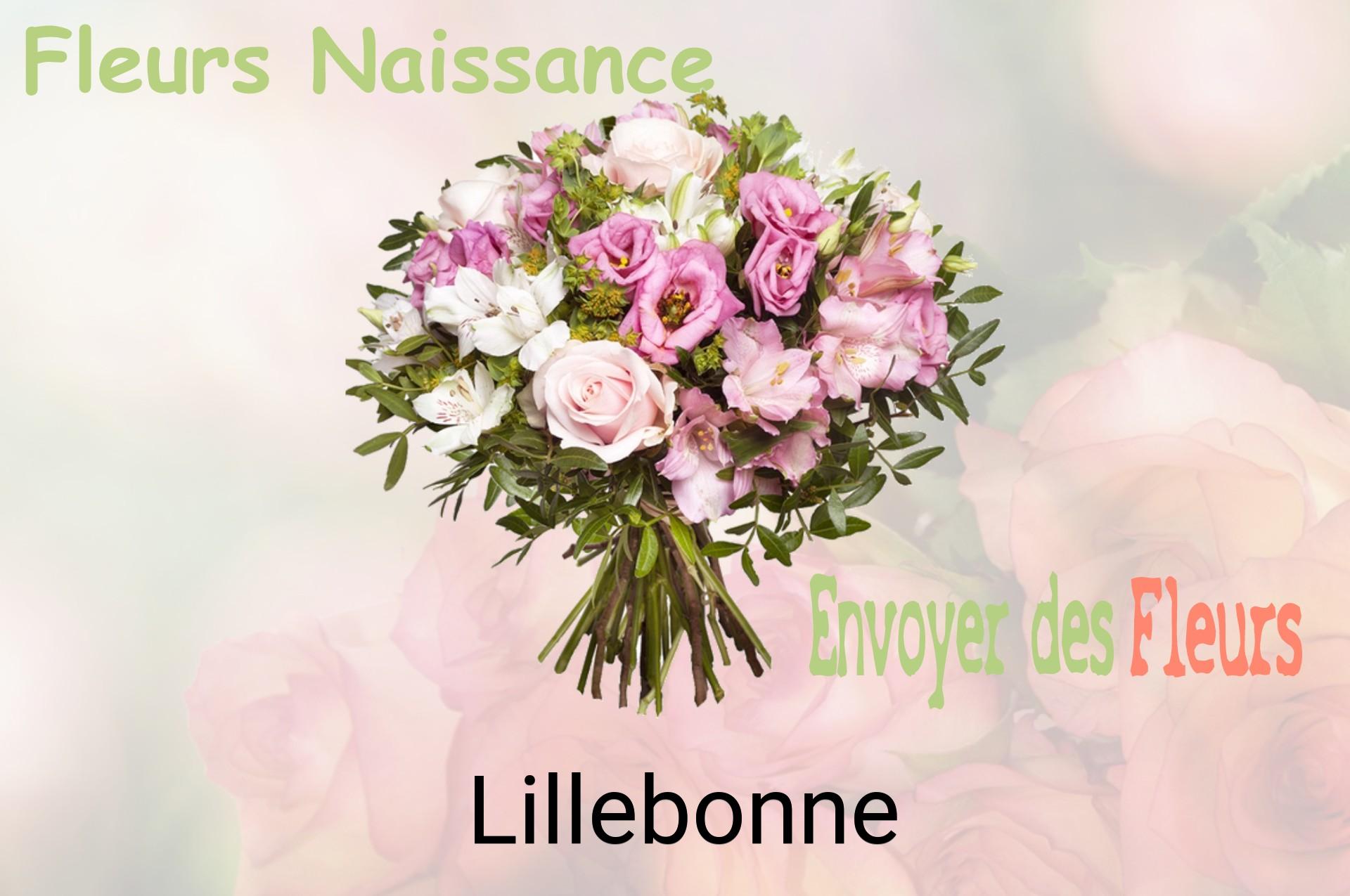 Bouquet de fleurs de naissance livré à Lillebonne