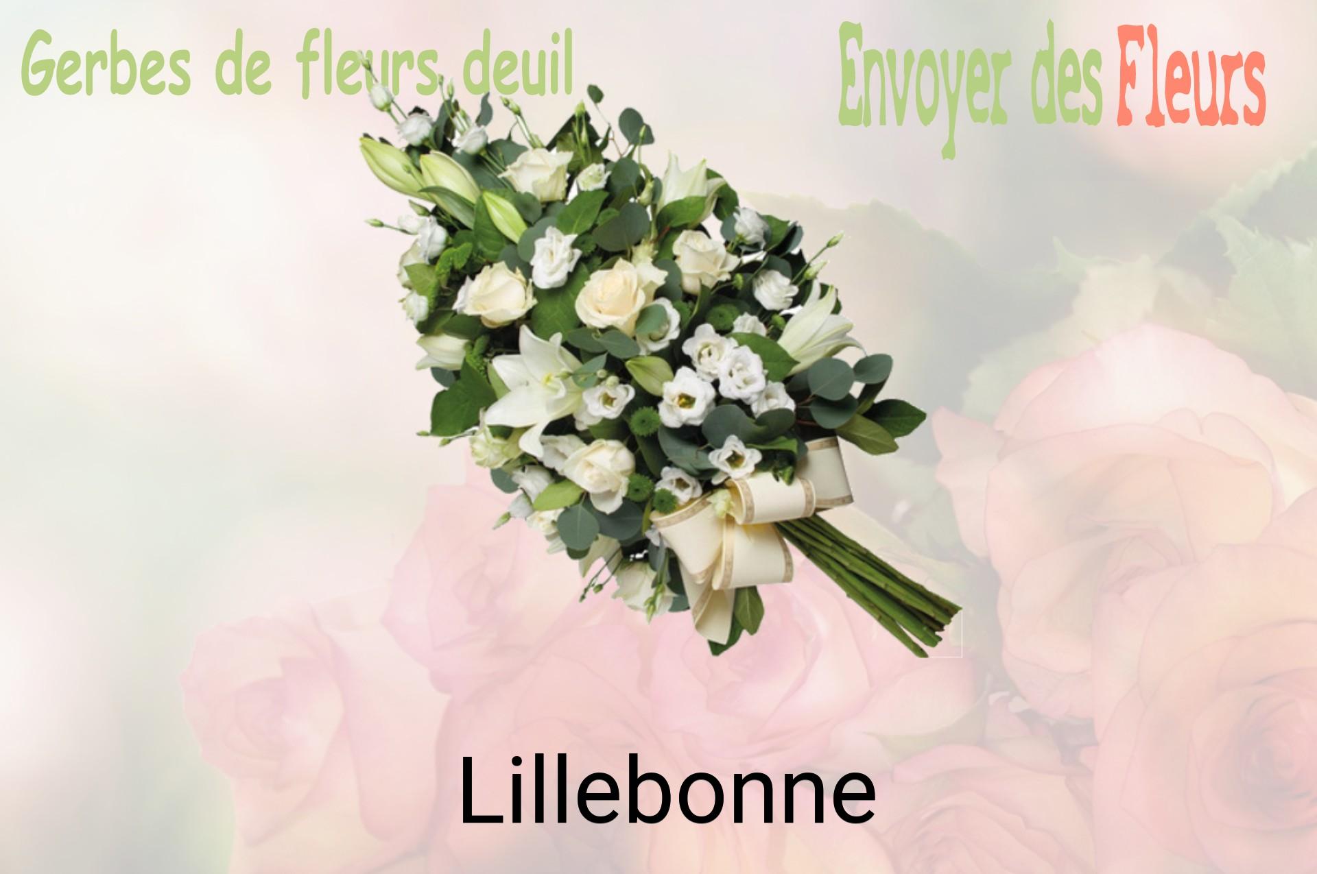 Gerbe de fleurs de deuil livrée à Lillebonne